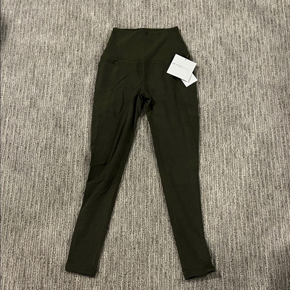 Beyond Yoga Olive Green Leggings